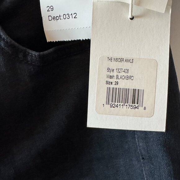 MOTHER Insider Ankle in Blackbird - Picture 6 of 6